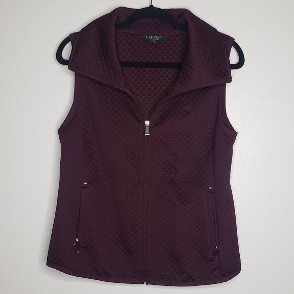Lauren Ralph Lauren Jackets & Blazers - Lauren Ralph Lauren| Burgundy Vest